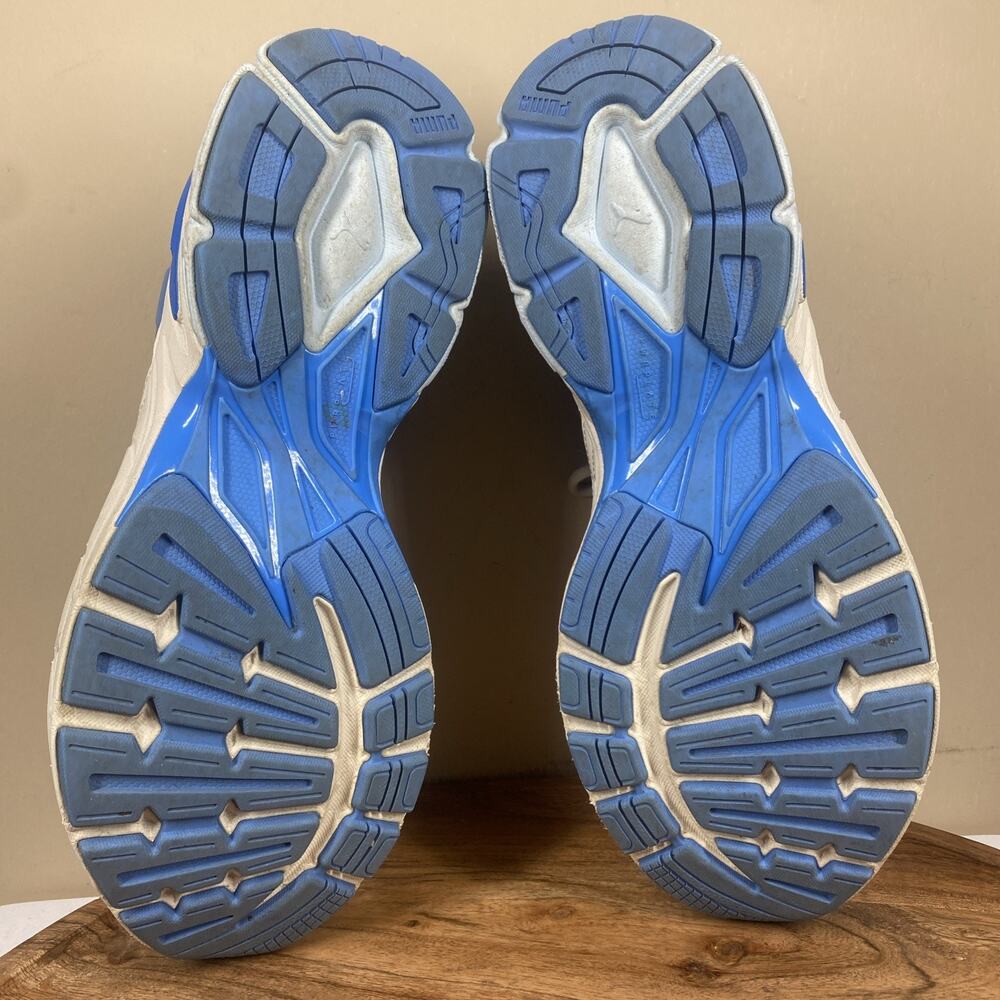 Puma Velophasis Technisch Mens Blue And White Size 9.5 Running Shoes 390932-08 - Picture 8 of 10